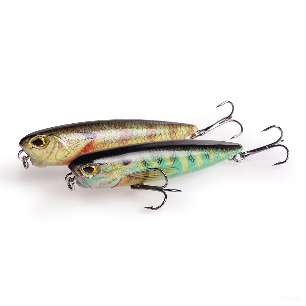 Fishing Lure Popper - Hanlin Popper 6.5cm/2.56in/5.5g Topwater Baits Walk