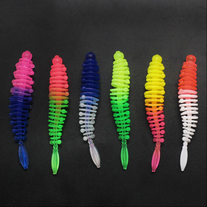 Fishing Lure Soft Plastic - 10Pcs Fishing soft Lures Jig Trout