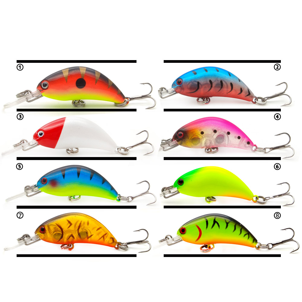 Fishing Lure Crankbait - WATERBOY Mini Crank Minnow Fishing Bait