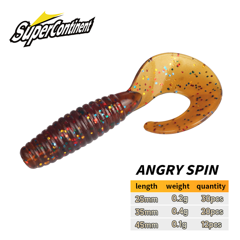 Supercontinent Soft Bait angry - Fishing Lure Soft Plastic recension och pris