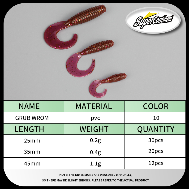 Supercontinent Soft Bait angry - Fishing Lure Soft Plastic recension och pris