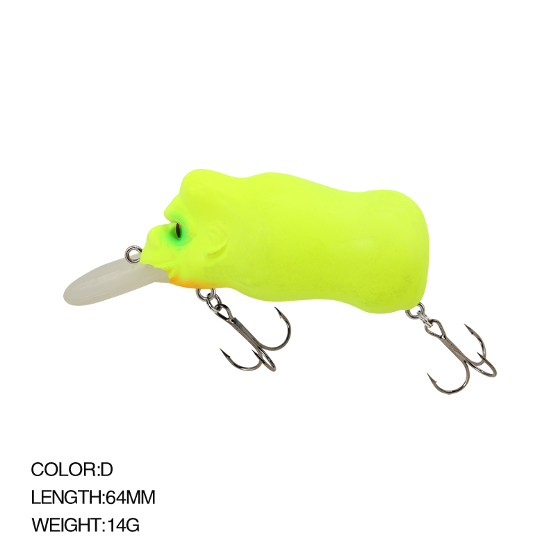 64mm 16G Floating Orangutan Lu - Fishing Lure Crankbait recension och pris