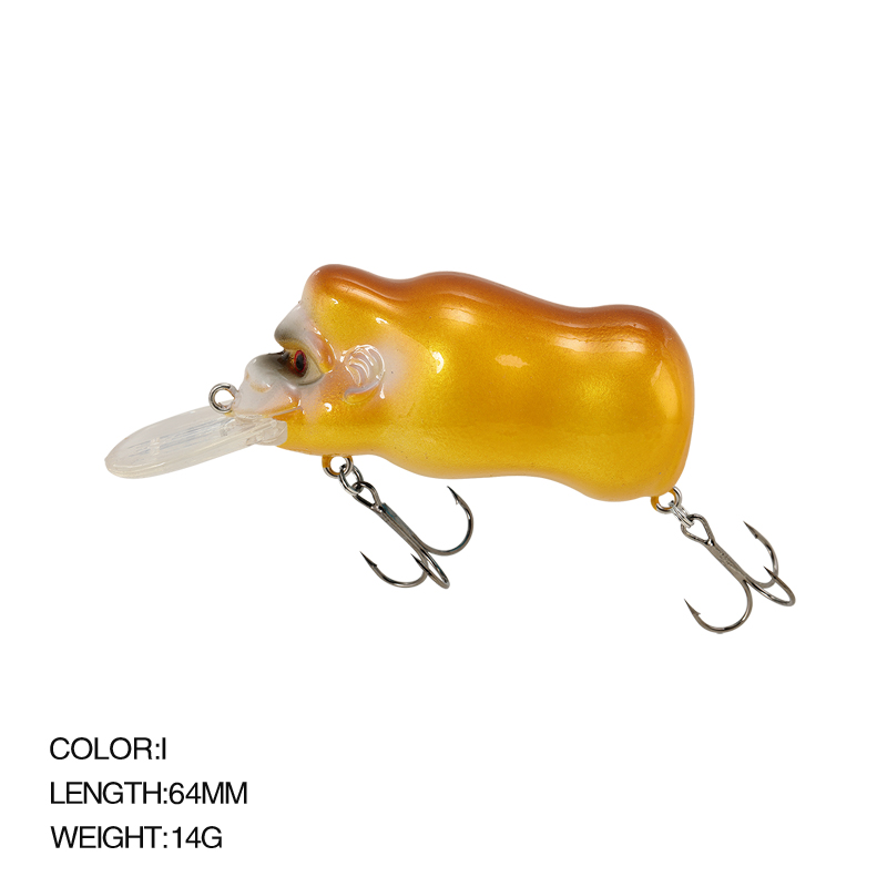 64mm 16G Floating Orangutan Lu - Fishing Lure Crankbait recension och pris