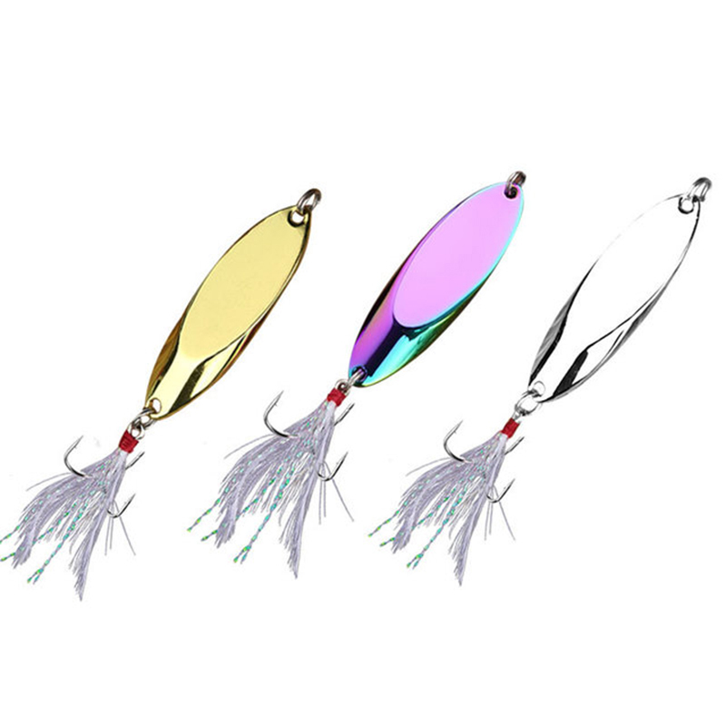 1pc 2.5g-35g Metal Spoon Lure  - Fishing Lure Spoon recension och pris