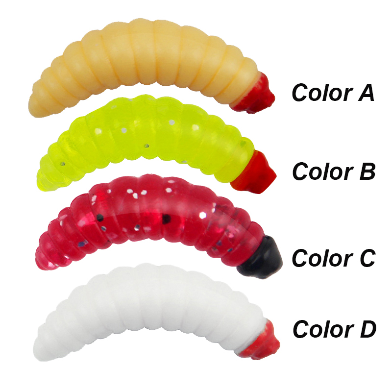 WESTBASS 20/50PCS Soft Larva S - Fishing Lure Soft Plastic recension och pris