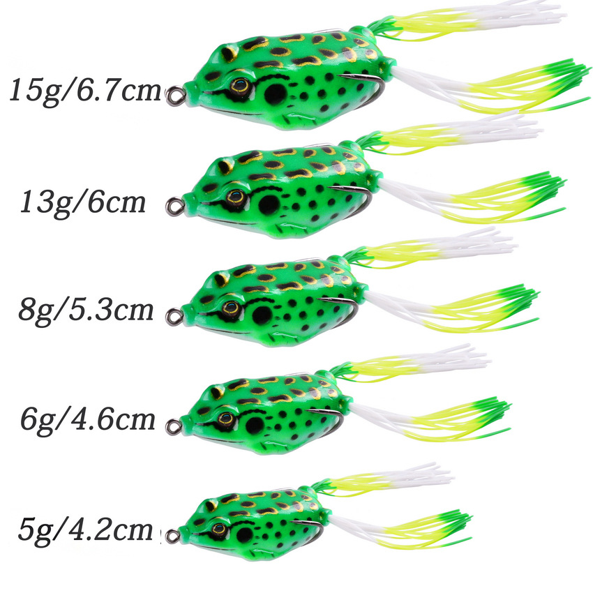 1 Pcs 5G 8G 15G Frog Lure Soft - Fishing Lure Topwater recension och pris