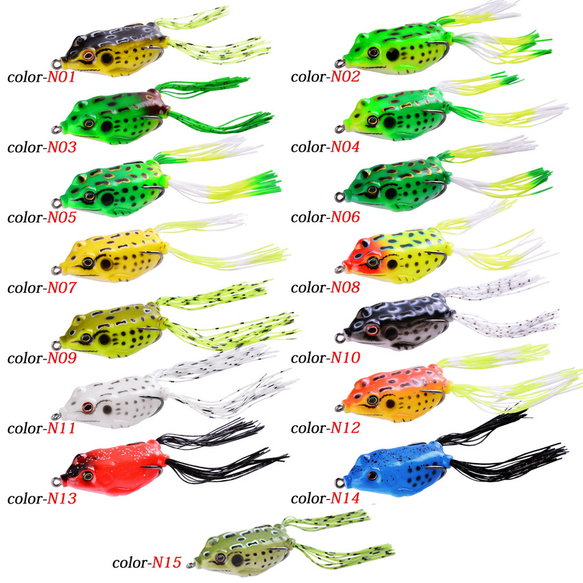 1 Pcs 5G 8G 15G Frog Lure Soft - Fishing Lure Topwater recension och pris