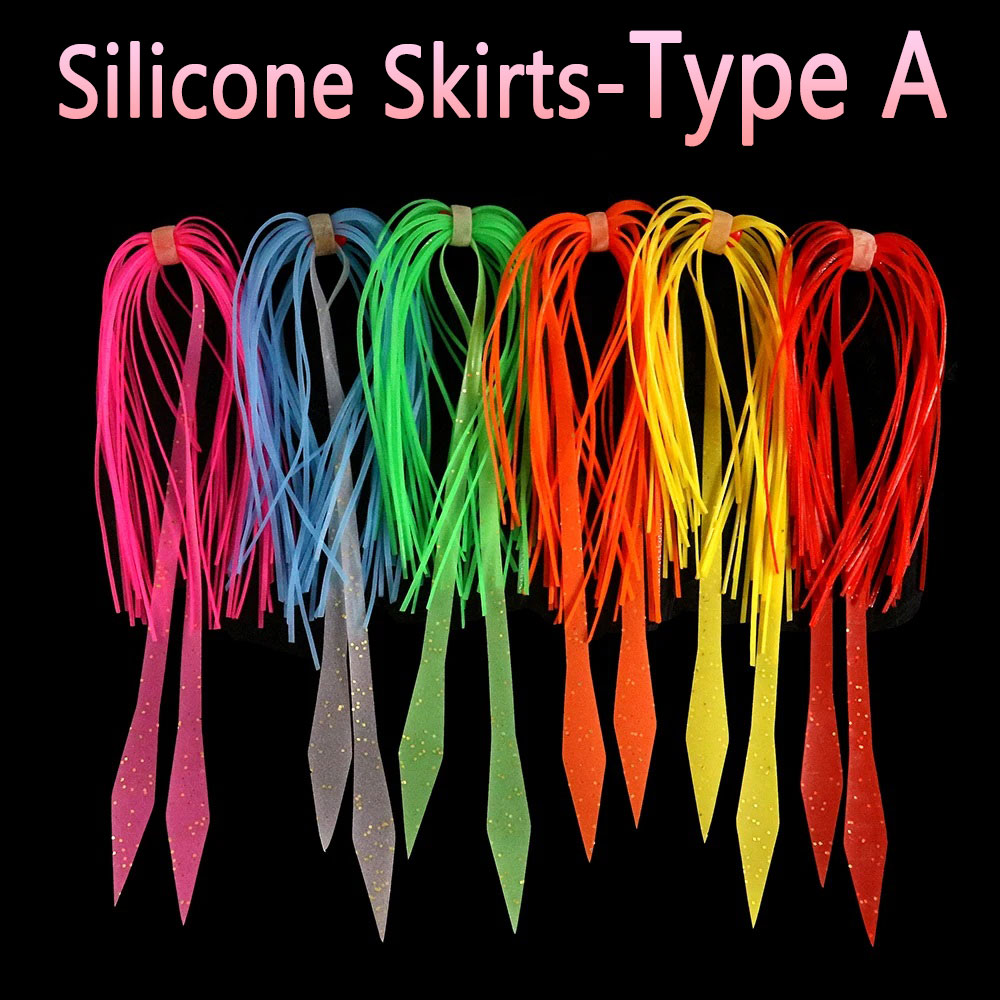 10/12pcs Soft Silicone Skirt L - Fishing Lure Buzzbait recension och pris