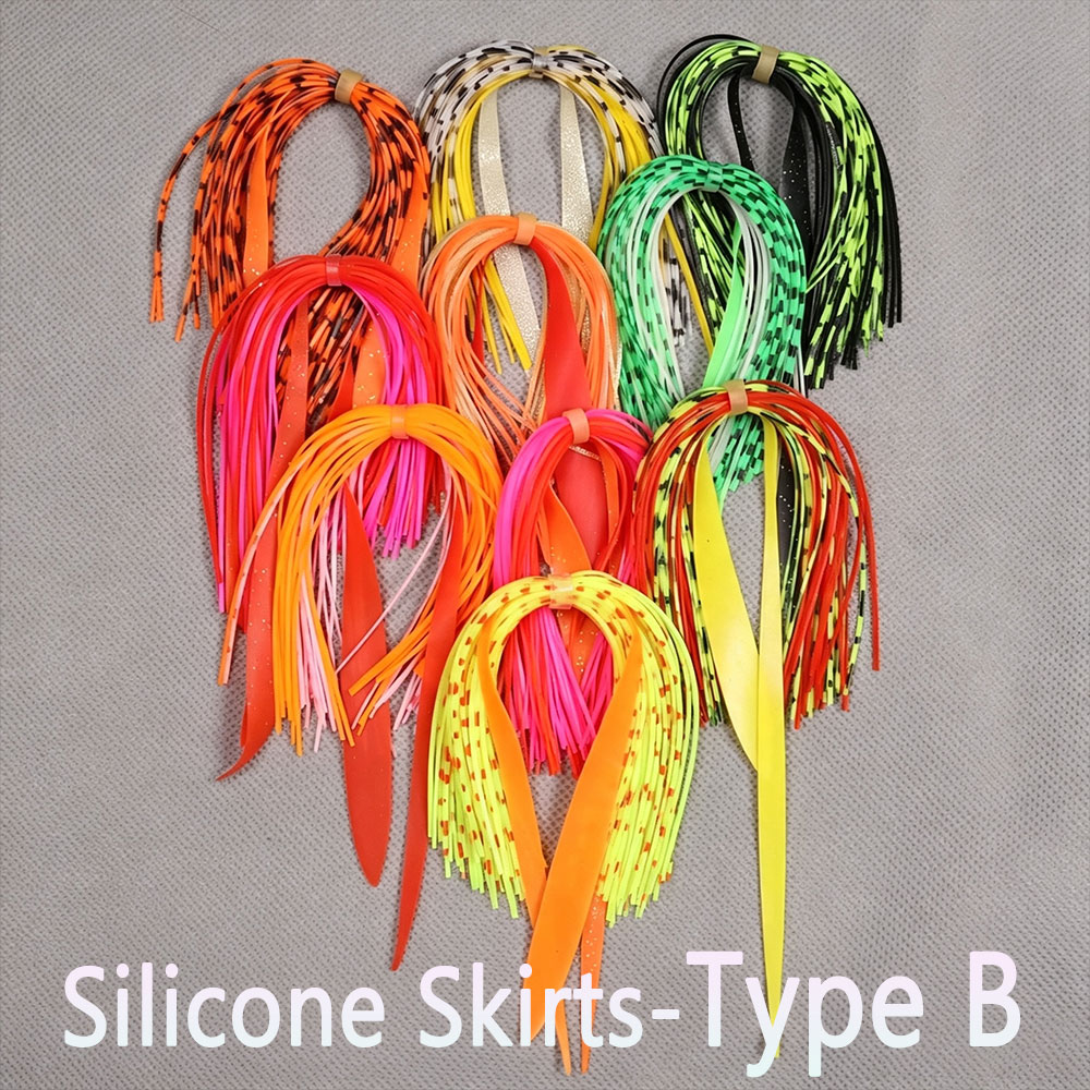 10/12pcs Soft Silicone Skirt L - Fishing Lure Buzzbait recension och pris