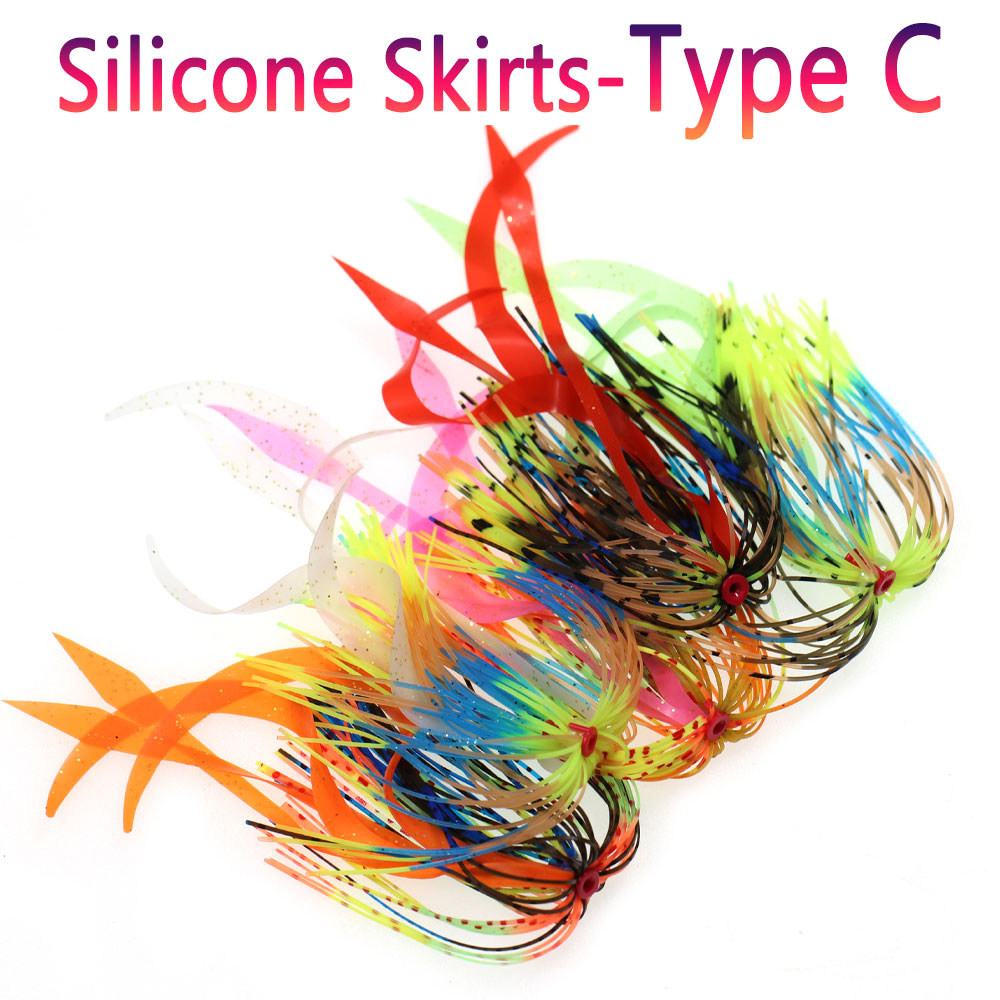 10/12pcs Soft Silicone Skirt L - Fishing Lure Buzzbait recension och pris