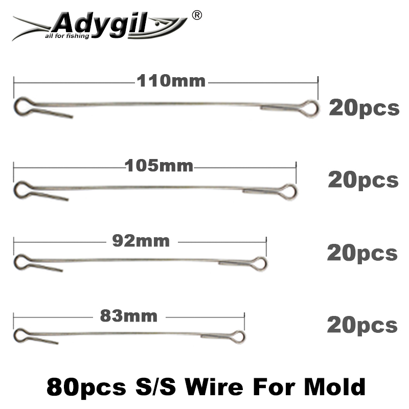 Adygil DIY Fishing 80pcs S/S W - Fishing Lure Jig recension och pris