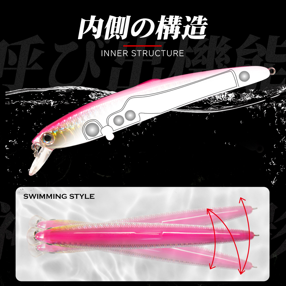 Hunthouse Smith Saruna Minnow  - Fishing Lure Jerkbait recension och pris