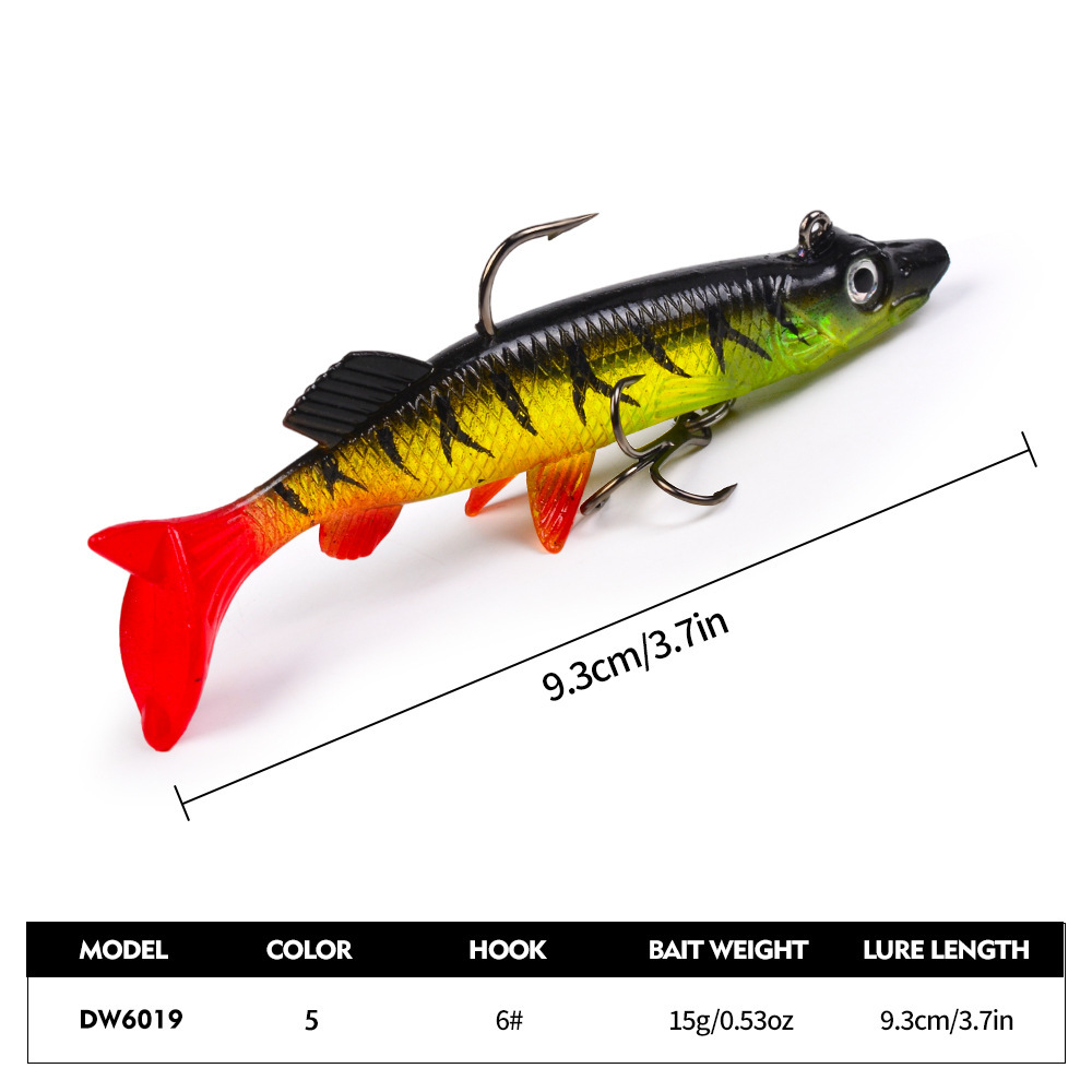 LHFSH 9.3cm 15g T-Tail Swimbai - Fishing Lure Swimbait recension och pris