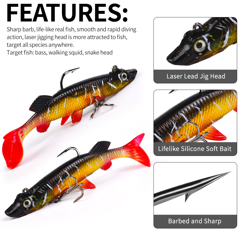 LHFSH 9.3cm 15g T-Tail Swimbai - Fishing Lure Swimbait recension och pris