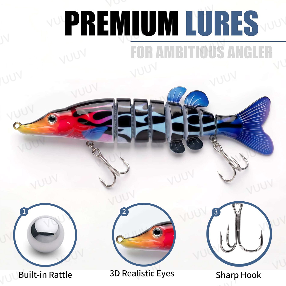 100pcs Multi-Joint Swimbait Fi - Fishing Lure Swimbait recension och pris