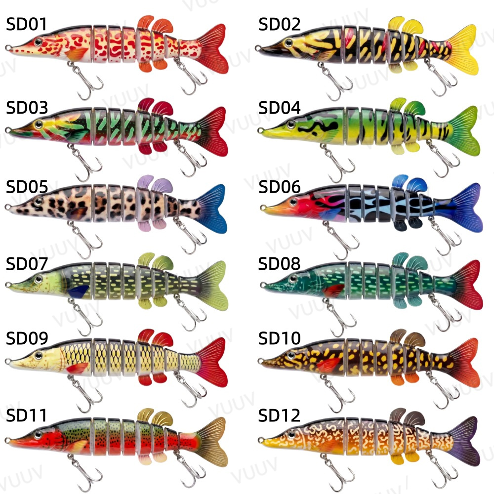 100pcs Multi-Joint Swimbait Fi - Fishing Lure Swimbait recension och pris
