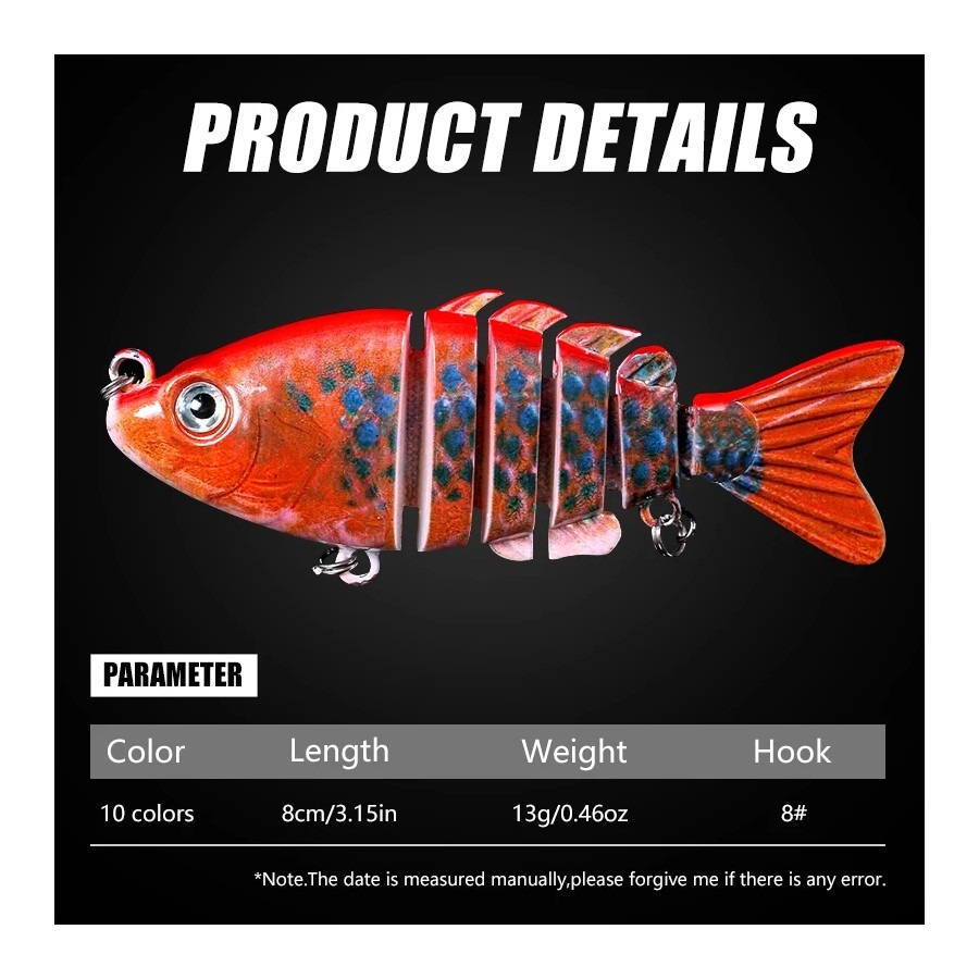 1PCS 8cm 13g Lifelike Fishing  - Fishing Lure Popper recension och pris