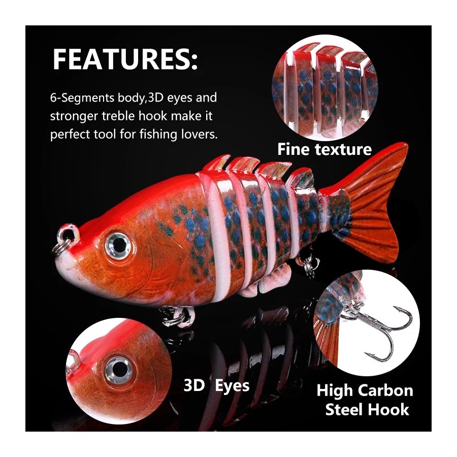 1PCS 8cm 13g Lifelike Fishing  - Fishing Lure Popper recension och pris