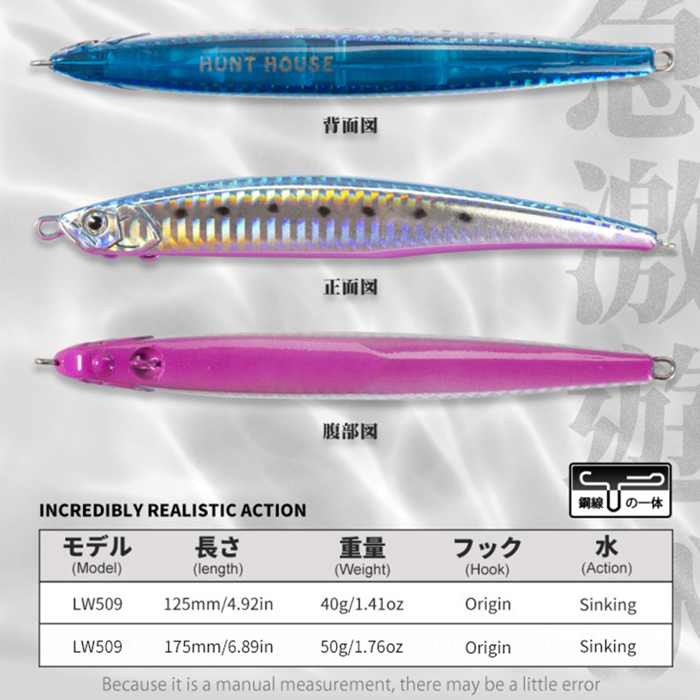 Hunthouse Jerk Press Bait Sink - Fishing Lure Jerkbait recension och pris