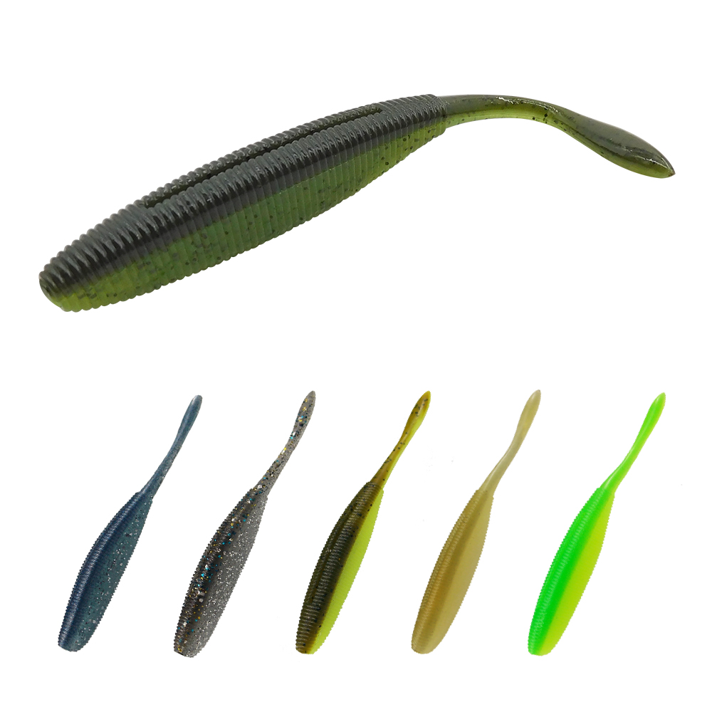 ESFISHING Drive Shad 100mm 8pc - Fishing Lure Soft Plastic recension och pris