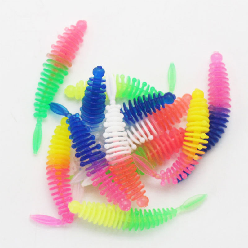 10Pcs Fishing soft Lures Jig T - Fishing Lure Soft Plastic recension och pris