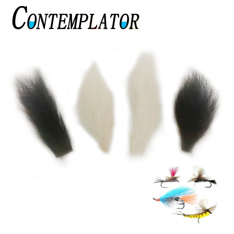 2pcs Calf Tail Fly Tying Mater - Fishing Lure Topwater recension och pris