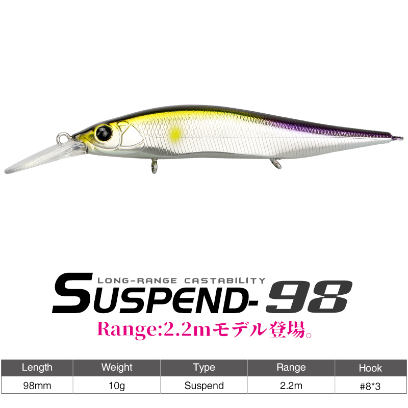 TSURINOYA Suspend Minnow AUROR - Fishing Lure Swimbait recension och pris