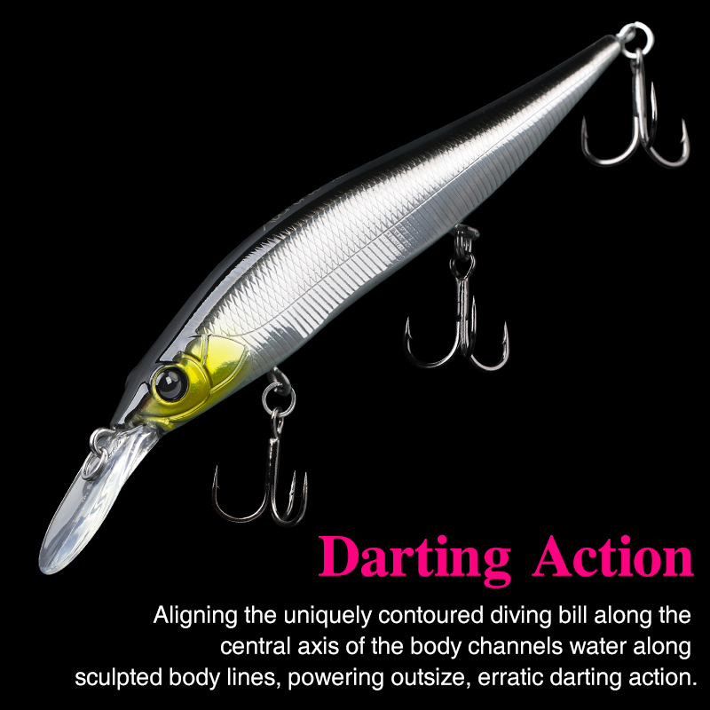 TSURINOYA Suspend Minnow AUROR - Fishing Lure Swimbait recension och pris