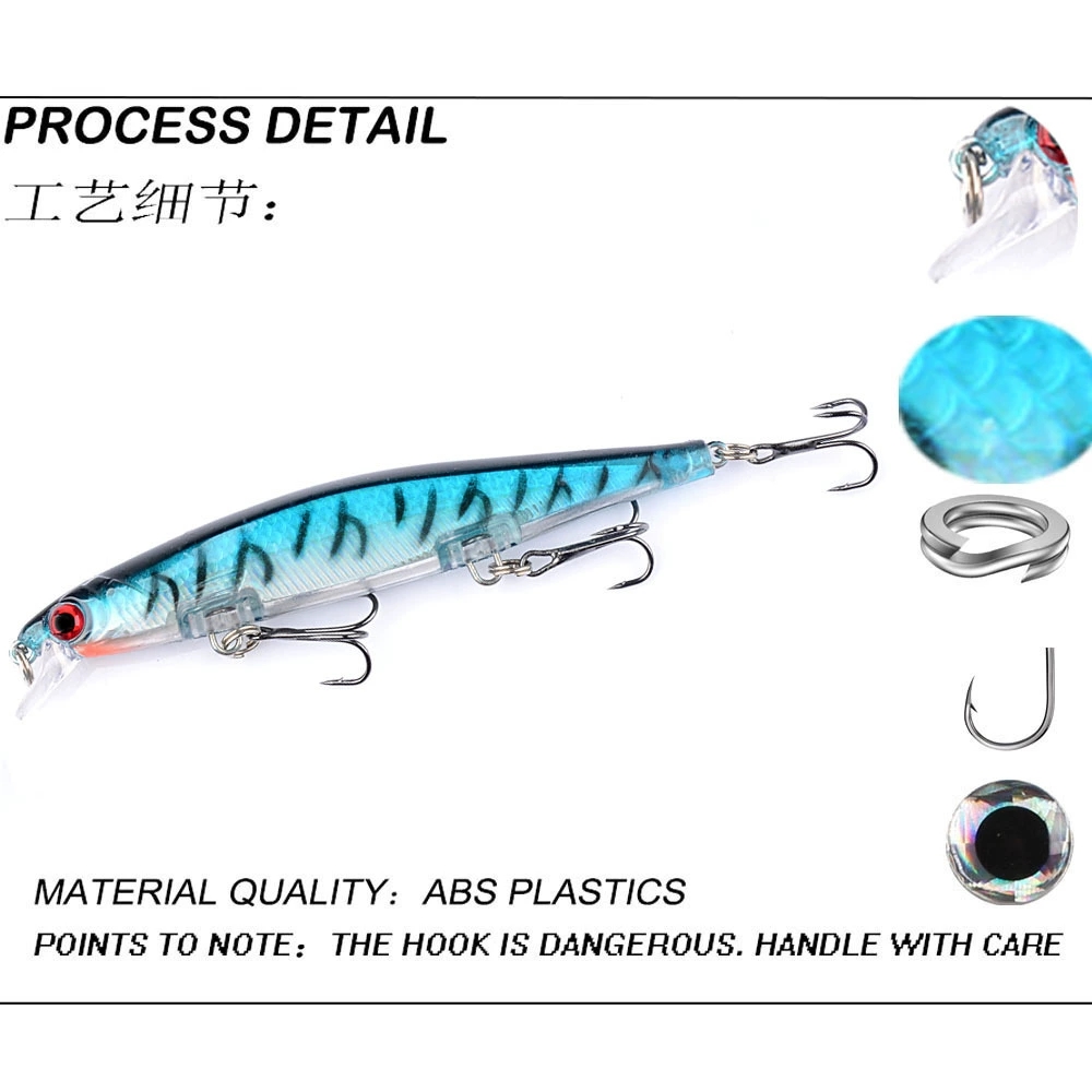 1pc Laser Sinking Minnow Fishi - Fishing Lure Jerkbait recension och pris