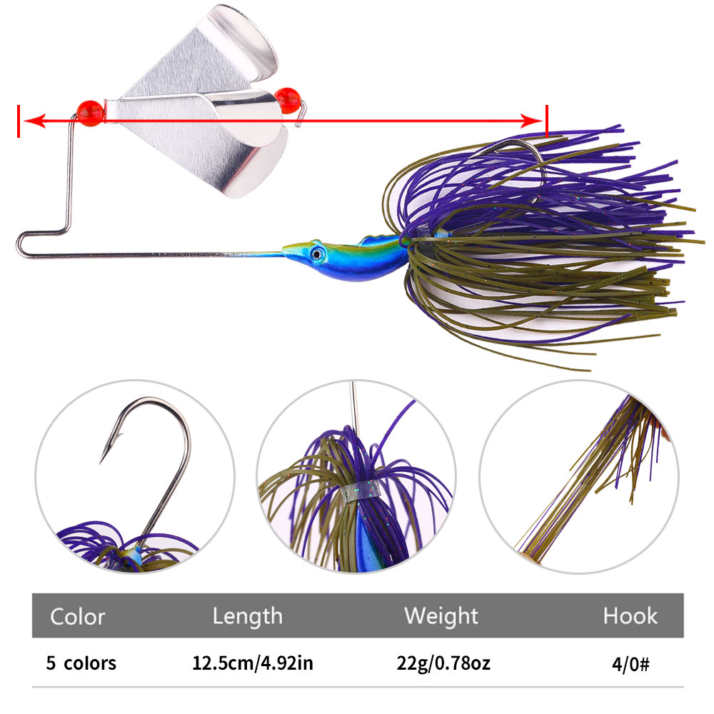 22g Buzzbait Fishing Lure with - Fishing Lure Buzzbait recension och pris