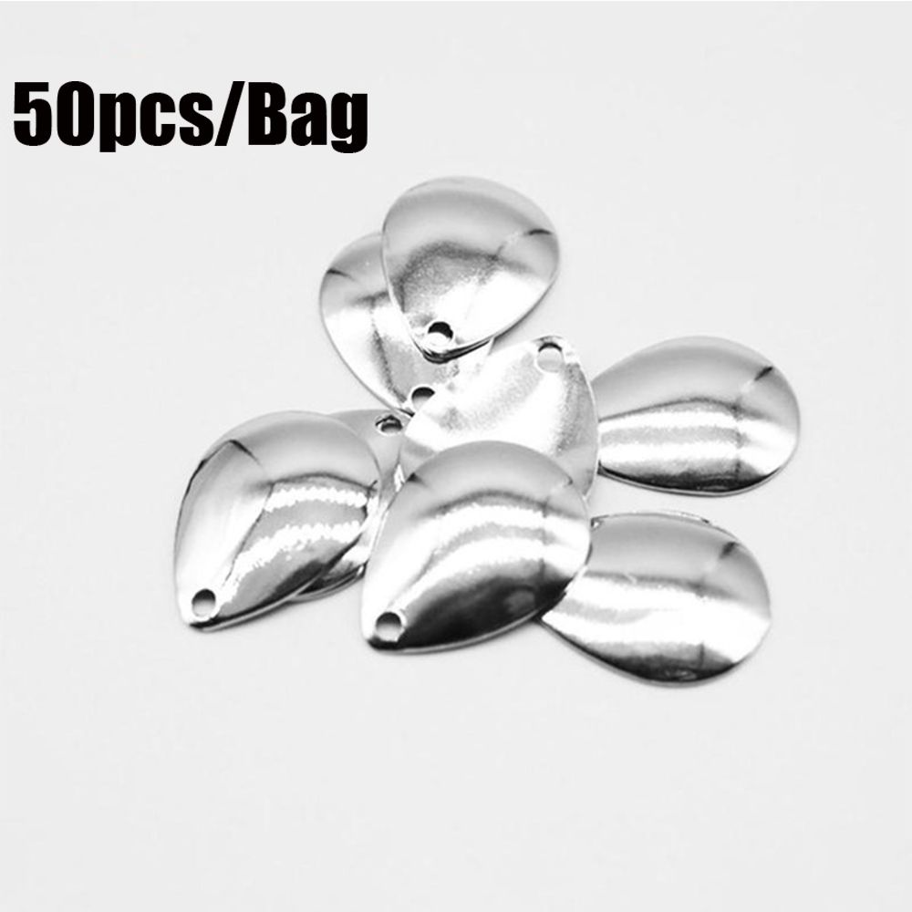 50pcs Rotate Sequin Smooth Nic - Fishing Lure Spoon recension och pris