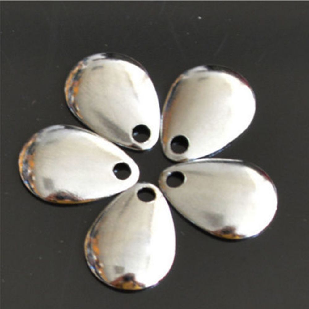 50pcs Rotate Sequin Smooth Nic - Fishing Lure Spoon recension och pris