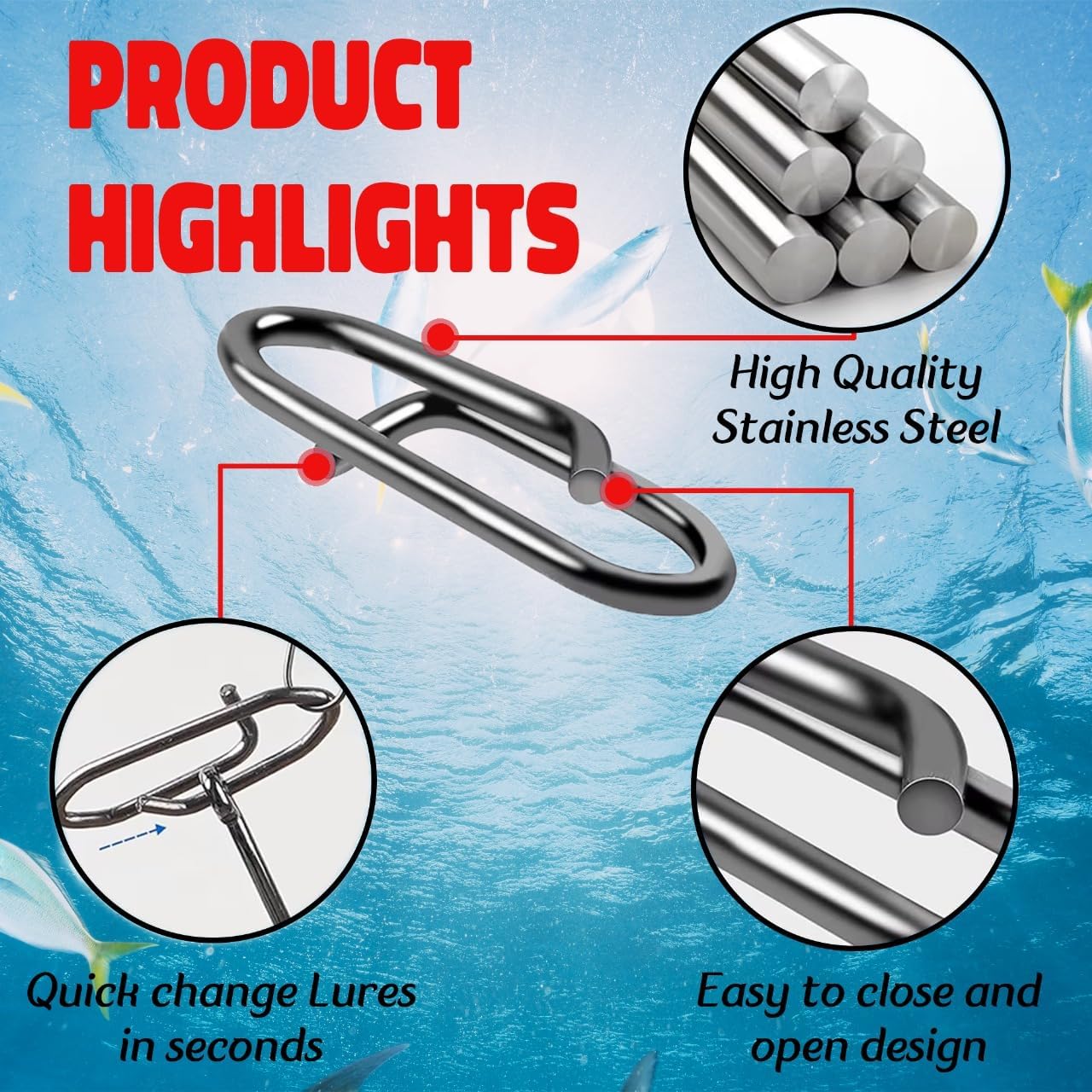 9KM Fishing Snap Kit 110pcs Po - Fishing Lure Making Kit recension och pris