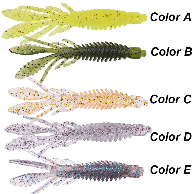 WESTBASS 5PCS Soft Larva Baits - Fishing Lure Soft Plastic recension och pris