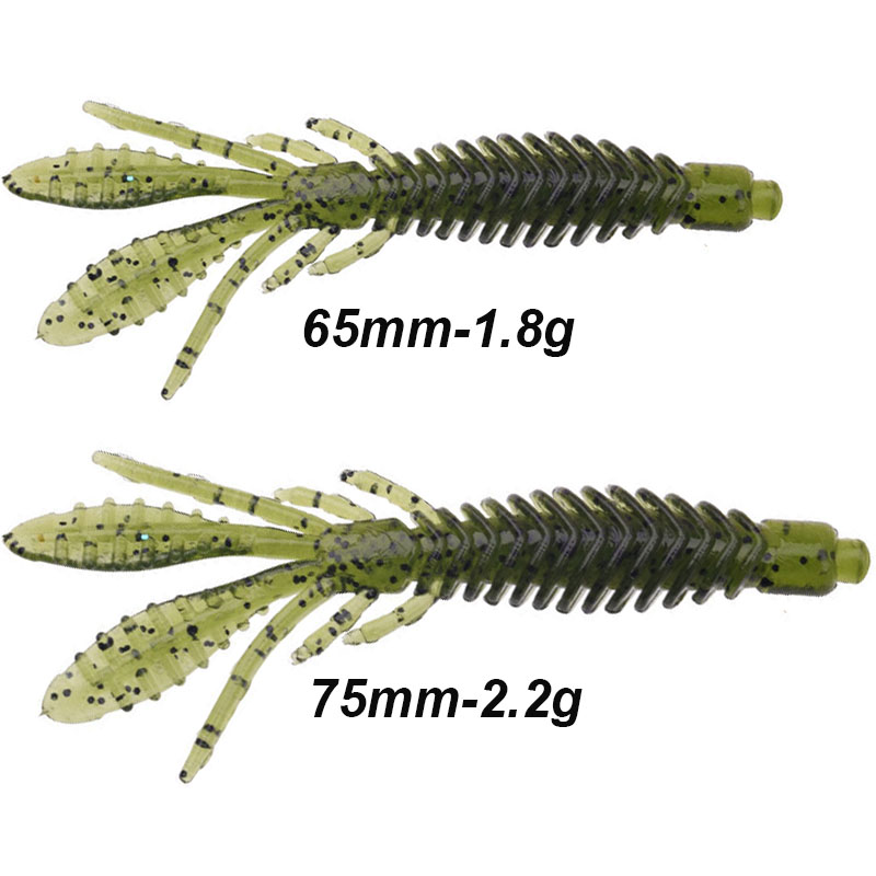 WESTBASS 5PCS Soft Larva Baits - Fishing Lure Soft Plastic recension och pris