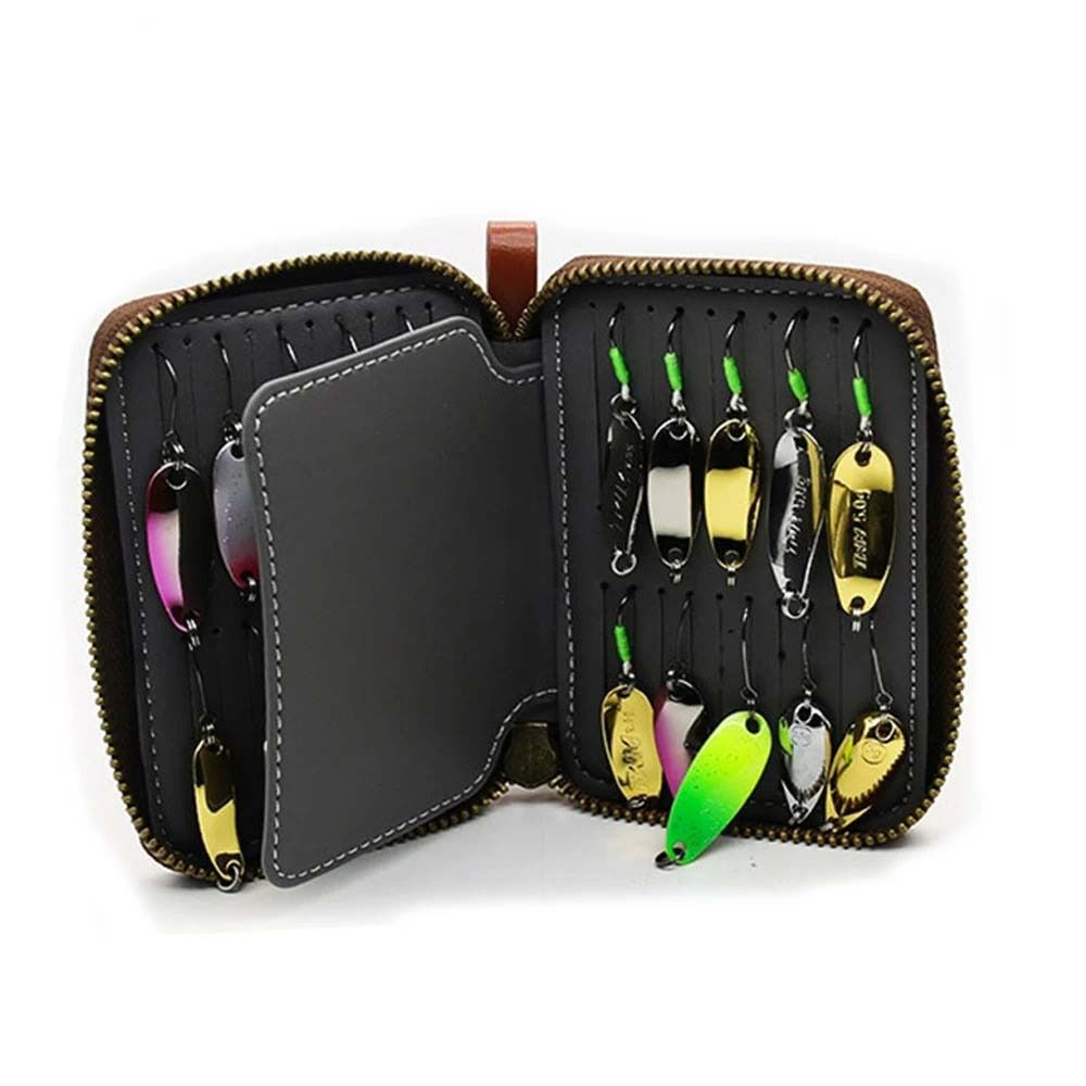 PU Leather Lure Wallet Bag Car - Fishing Lure Jig recension och pris