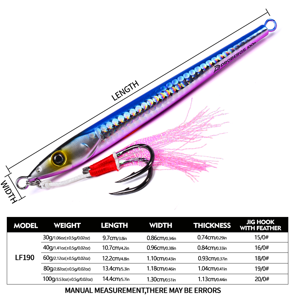 PROBEROS 30-100g Fast Sinking  - Fishing Lure Buzzbait recension och pris