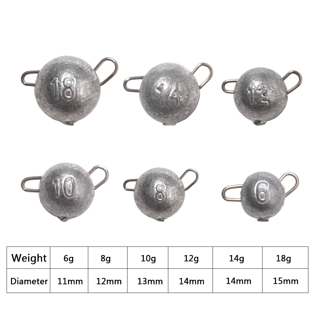 FTK 5pcs Supercontinent Sinker - Fishing Lure Jig recension och pris