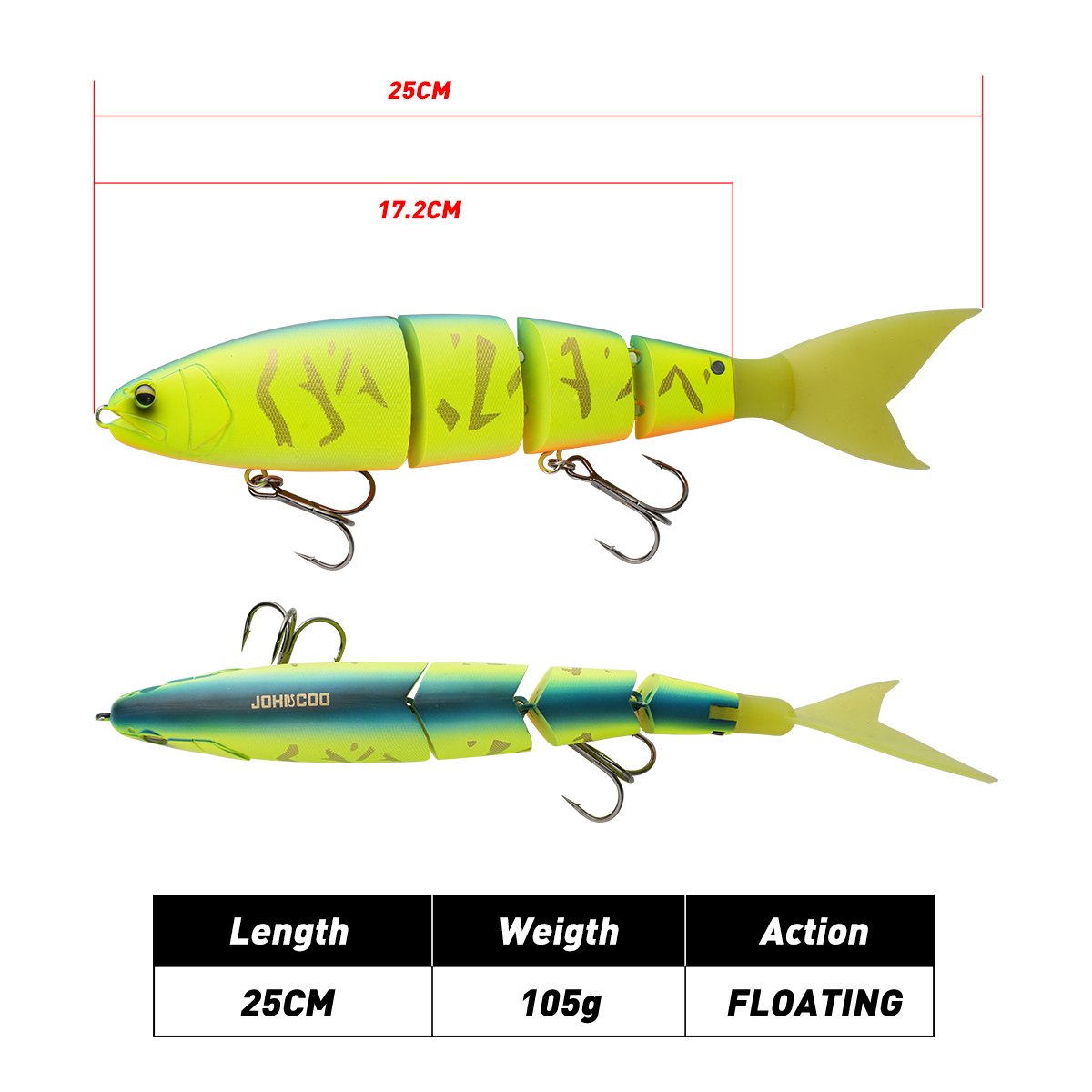 Johncoo Jointed Fishing Lure 2 - Fishing Lure Popper recension och pris