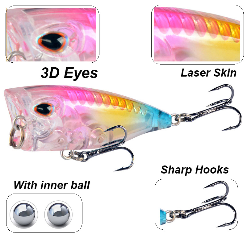 YUCONG 1PC Mini Popper Fishing - Fishing Lure Popper recension och pris