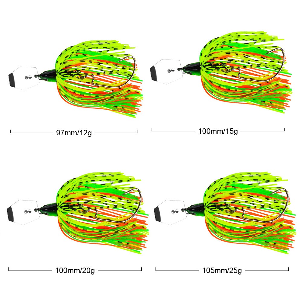 12G/15G/20G/ Chatter Bait Spin - Fishing Lure Buzzbait recension och pris