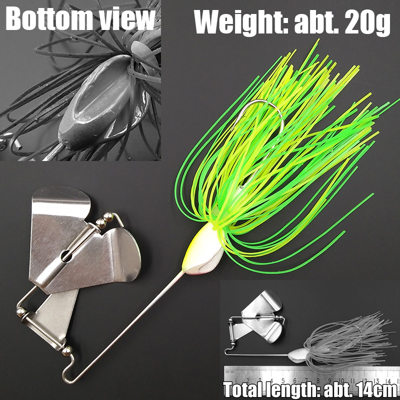 wusanban Lunker Spinner Baits  - Fishing Lure Buzzbait recension och pris