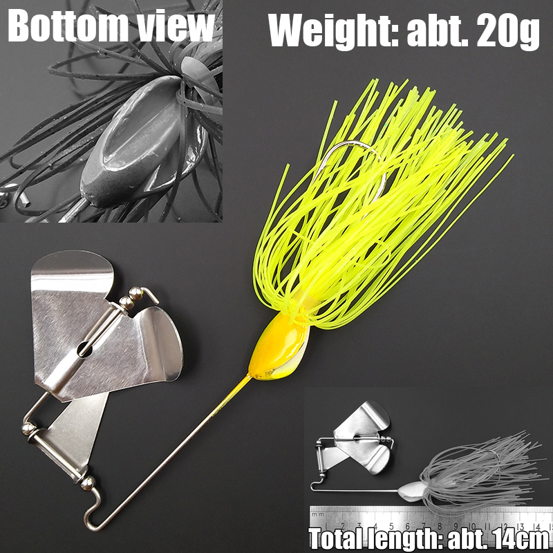 wusanban Lunker Spinner Baits  - Fishing Lure Buzzbait recension och pris