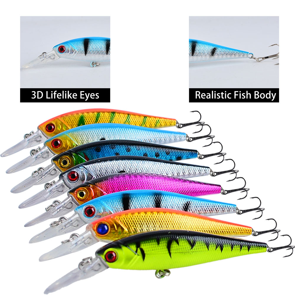 8Pcs Fishing Lure 10cm/9g Arti - Fishing Lure Swimbait recension och pris